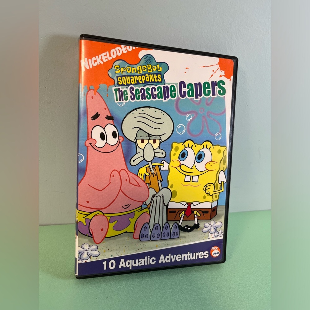 Nickelodeon Sponge Bob Squarepants The Seascape Capers, 10 Episodes, Kid TV Show